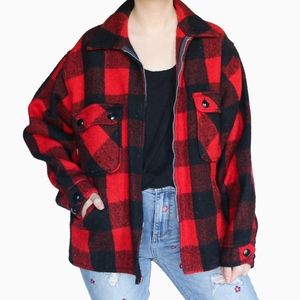 Vintage | Fox Knapp Buffalo Plaid Mackinaw Jacket